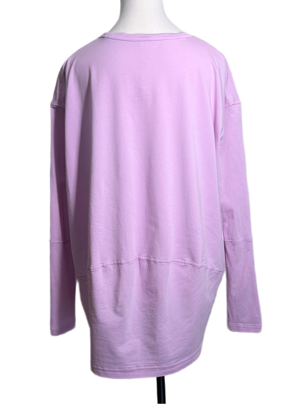 Lululemon Back in Action Soft Pink Long Sleeve V-Neck Tee - Picture 3 of 14